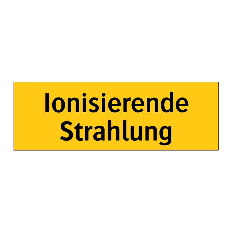 Ionisierende Strahlung