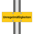 Unregelmäßigkeiten