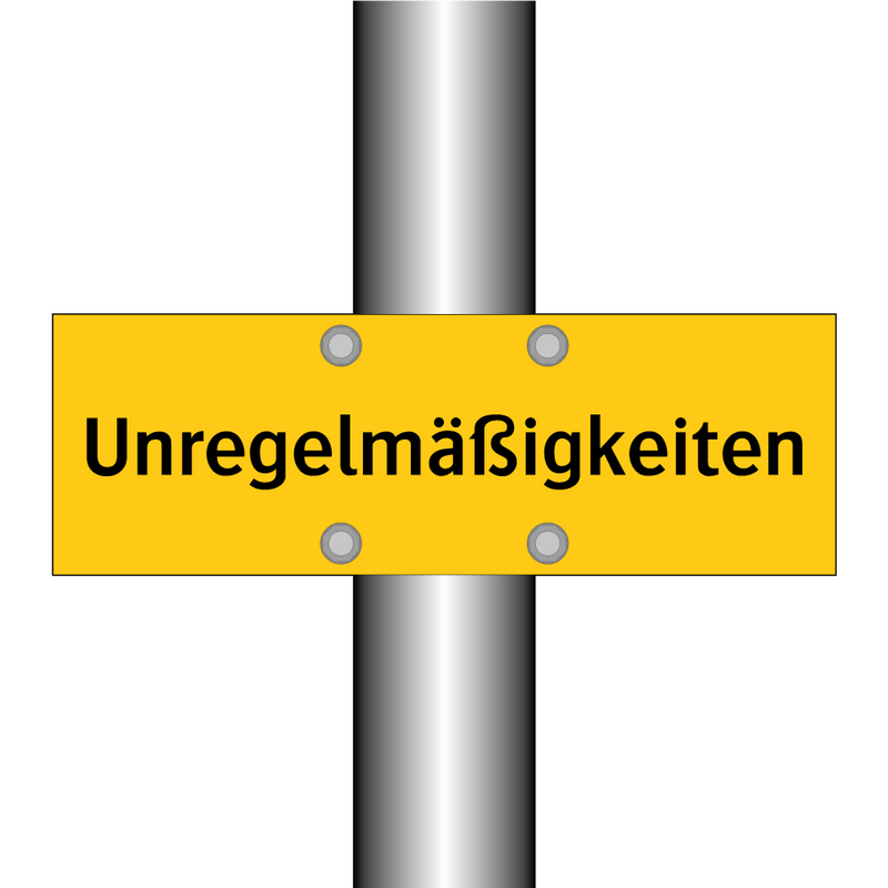Unregelmäßigkeiten
