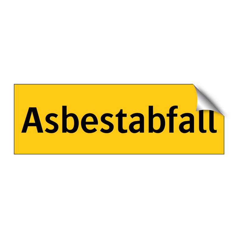 Asbestabfall