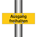 Ausgang freihalten