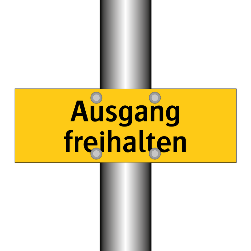 Ausgang freihalten