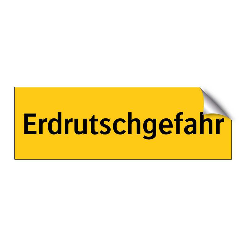 Erdrutschgefahr