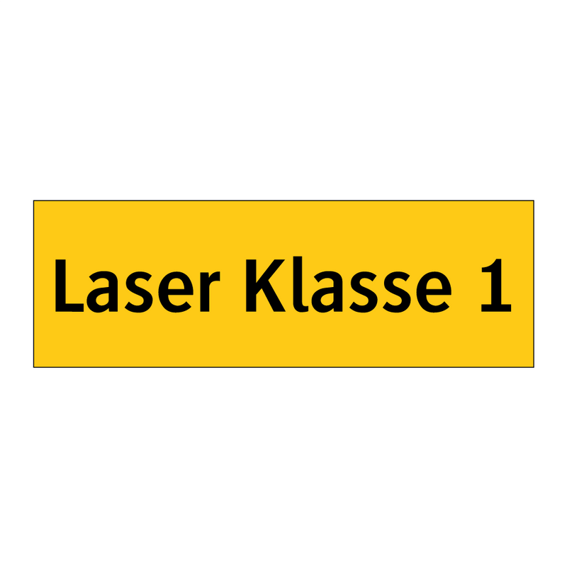 Laser Klasse 1