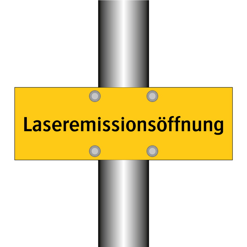 Laseremissionsöffnung