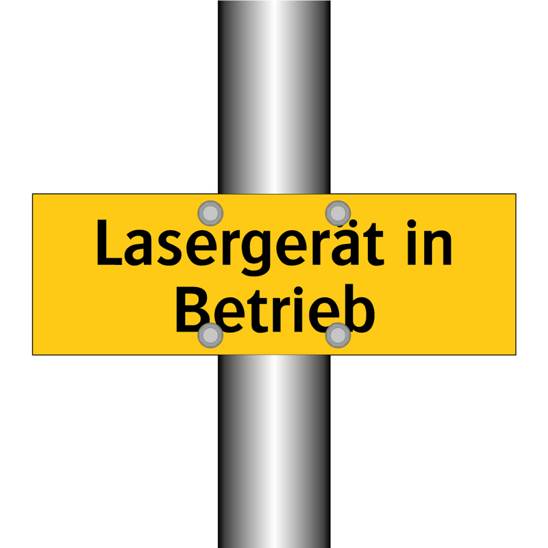 Lasergerät in Betrieb