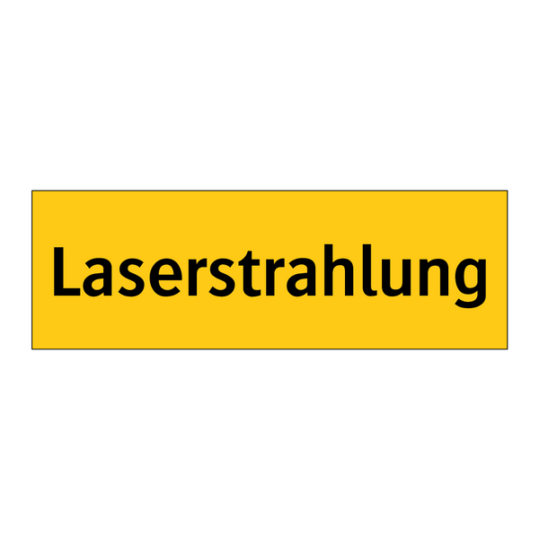 Laserstrahlung