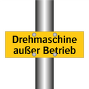 Drehmaschine außer Betrieb