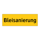 Bleisanierung