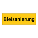 Bleisanierung