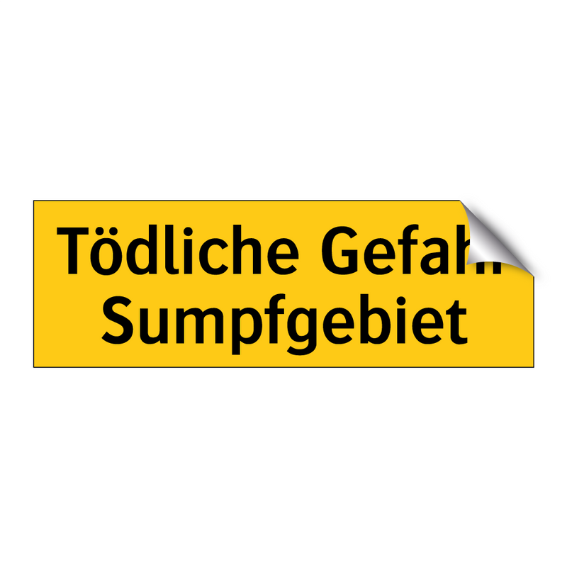 Tödliche Gefahr Sumpfgebiet