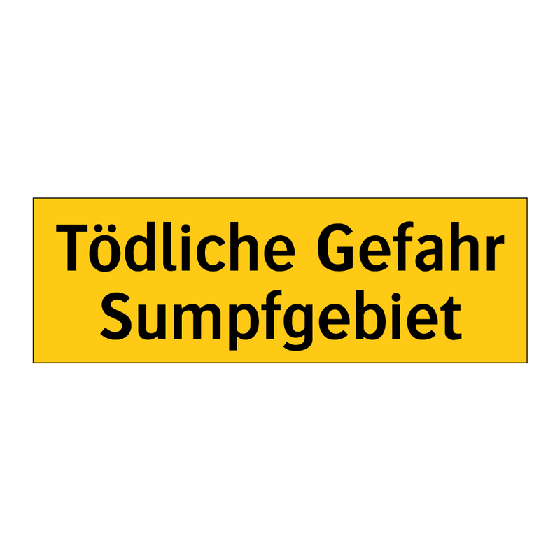 Tödliche Gefahr Sumpfgebiet