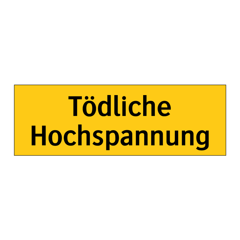 Tödliche Hochspannung