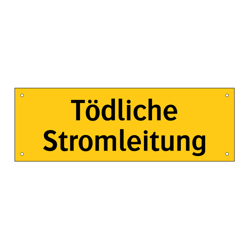 Tödliche Stromleitung