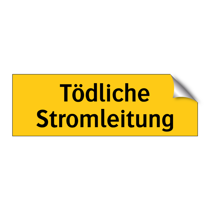Tödliche Stromleitung