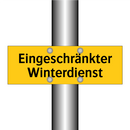 Eingeschränkter Winterdienst