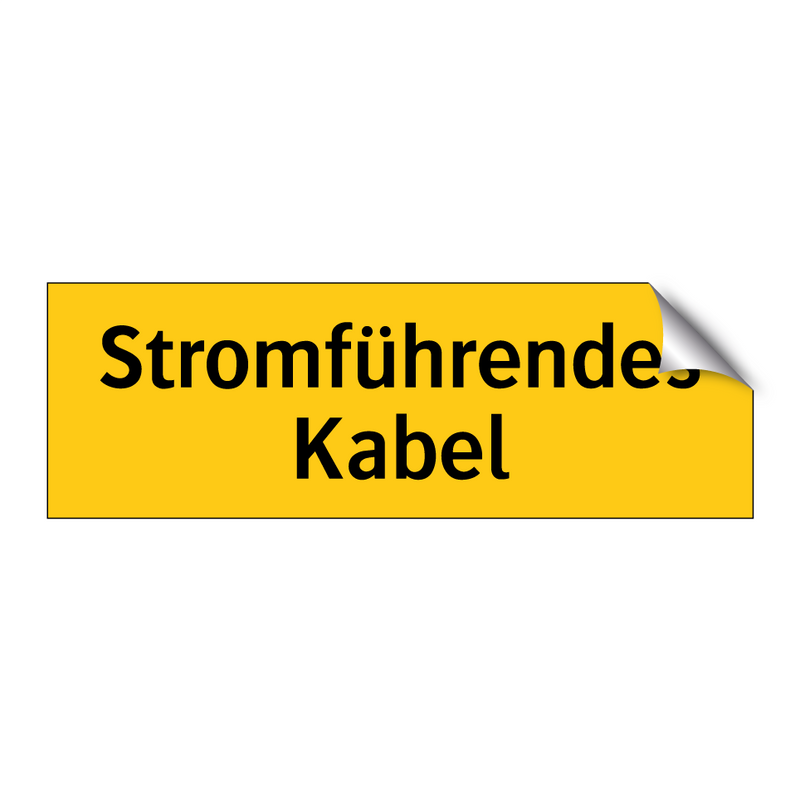 Stromführendes Kabel