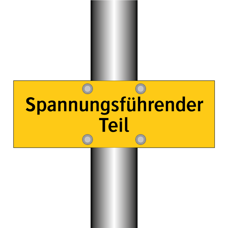 Spannungsführender Teil