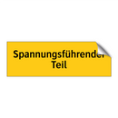 Spannungsführender Teil