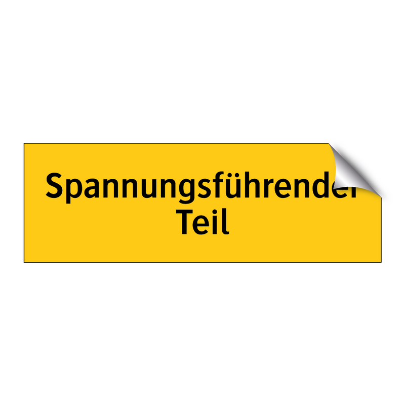 Spannungsführender Teil