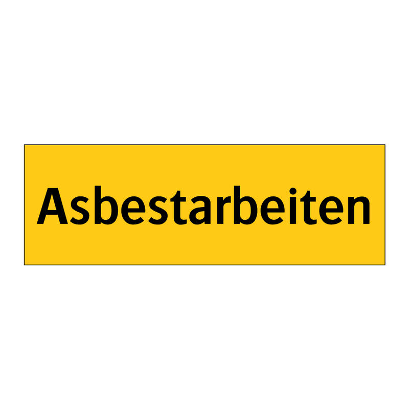 Asbestarbeiten