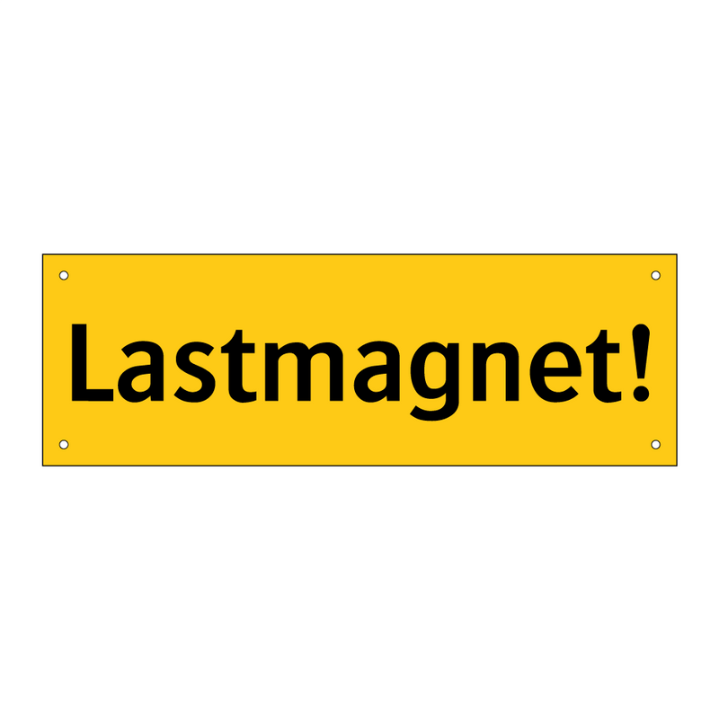 Lastmagnet!