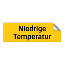Niedrige Temperatur