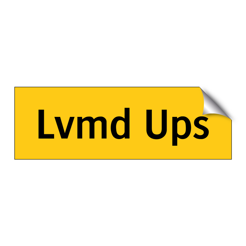 Lvmd Ups