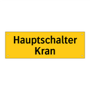 Hauptschalter Kran