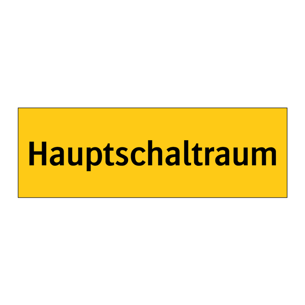 Hauptschaltraum