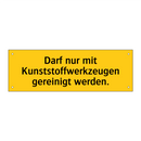 Darf nur mit Kunststoffwerkzeugen gereinigt werden.