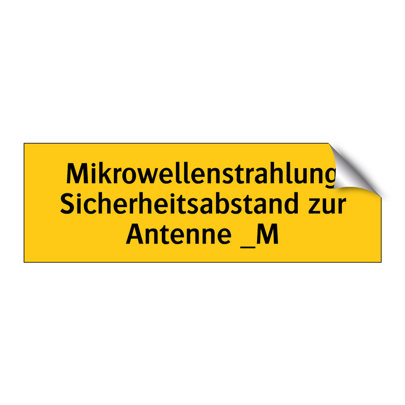 Mikrowellenstrahlung Sicherheitsabstand zur Antenne _M