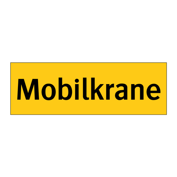 Mobilkrane