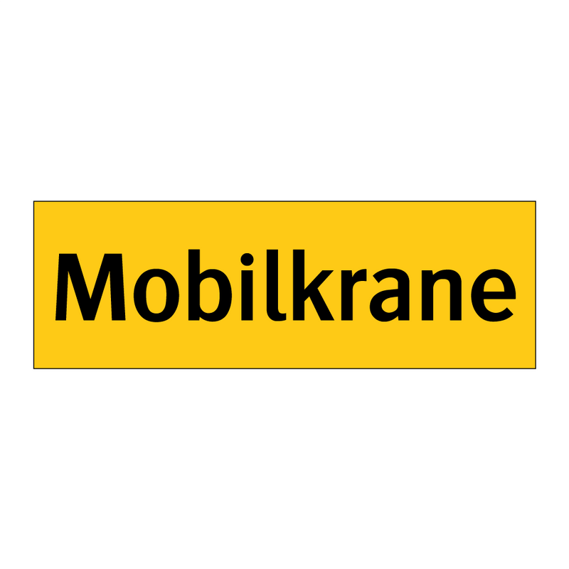 Mobilkrane