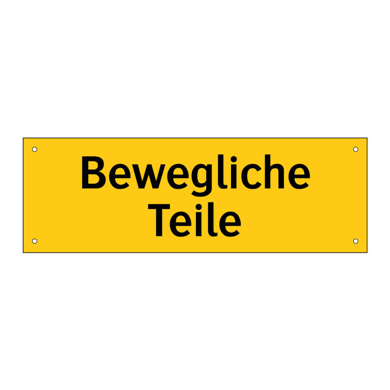 Bewegliche Teile