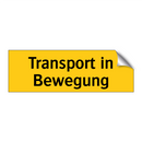 Transport in Bewegung