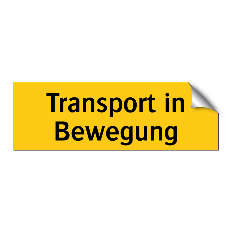 Transport in Bewegung