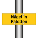 Nägel in Paletten