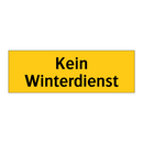 Kein Winterdienst