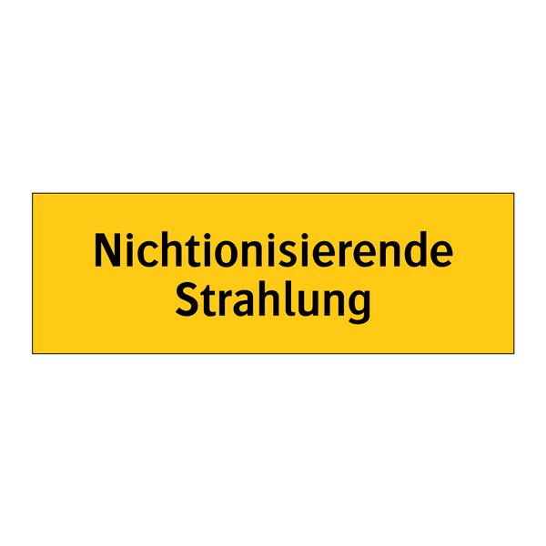 Nichtionisierende Strahlung