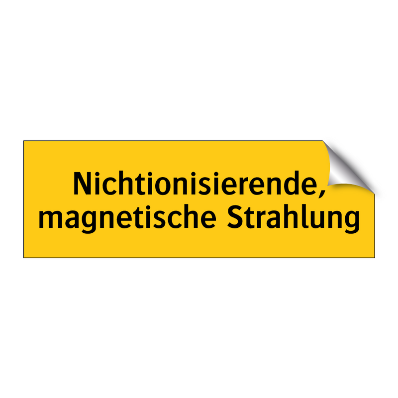 Nichtionisierende, magnetische Strahlung