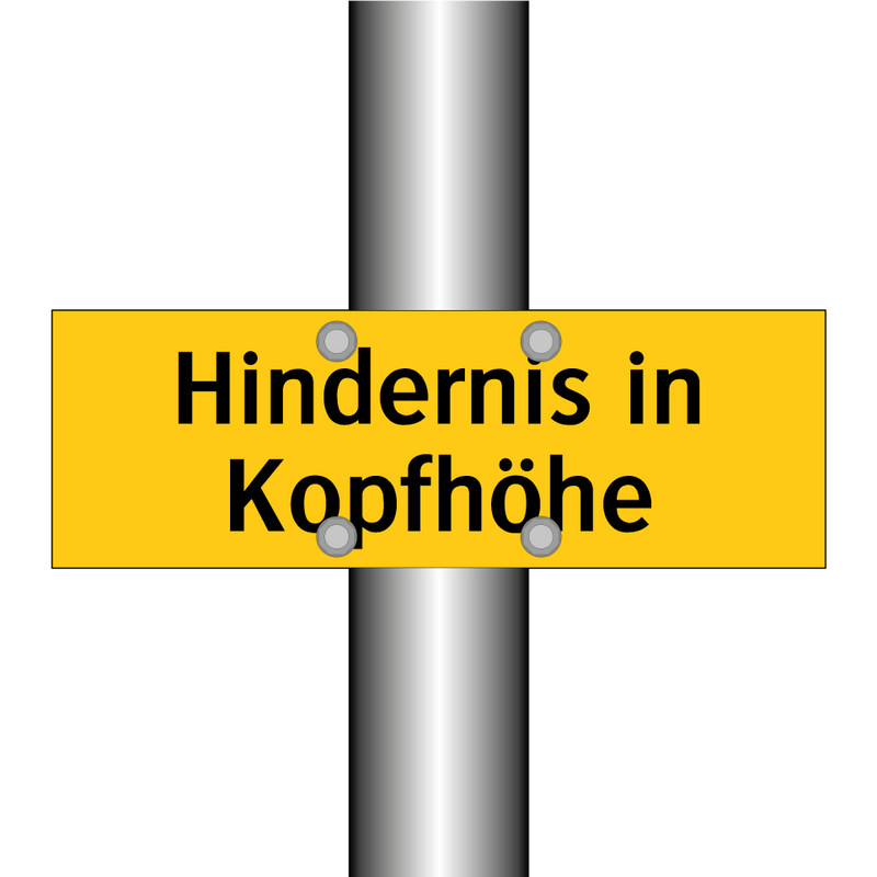 Hindernis in Kopfhöhe