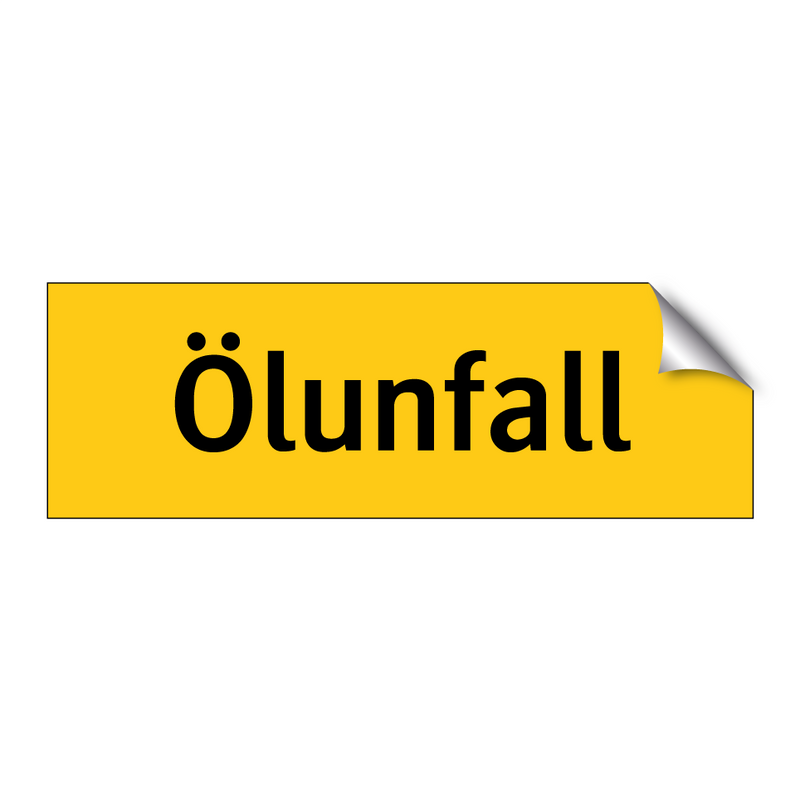 Ölunfall