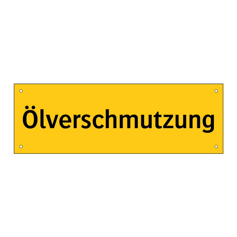 Ölverschmutzung