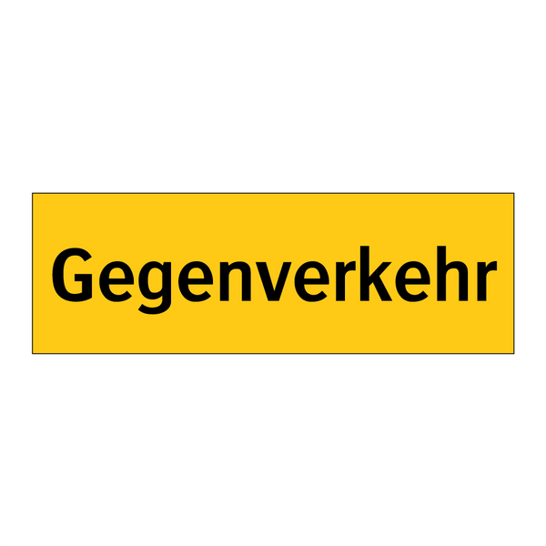 Gegenverkehr