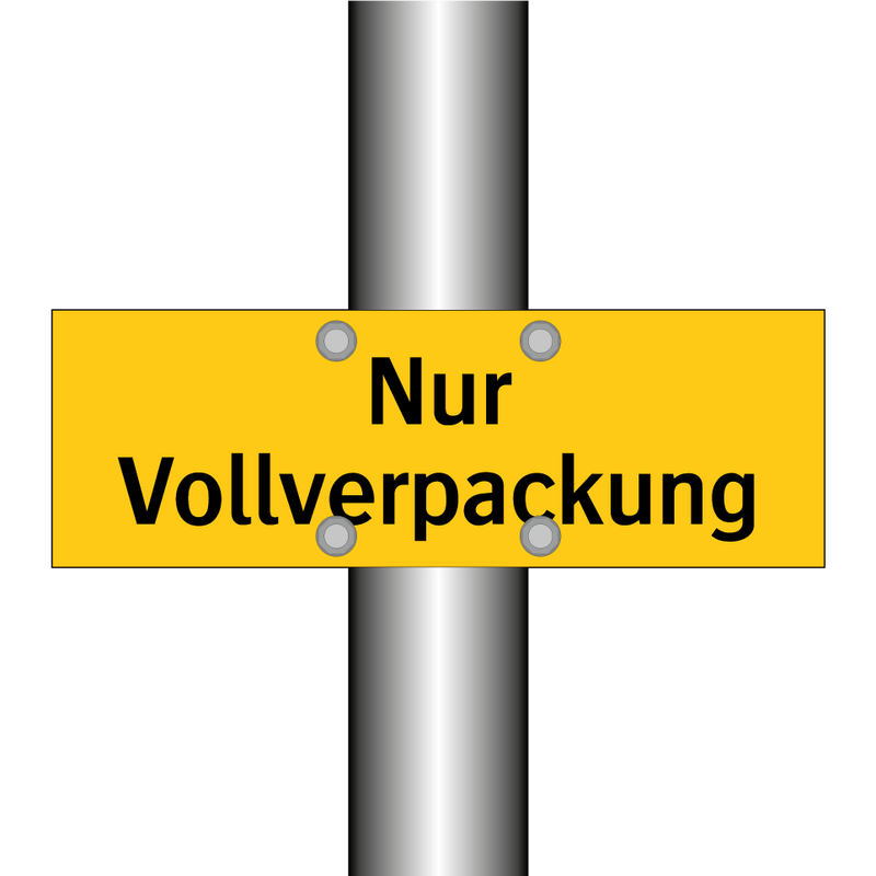 Nur Vollverpackung