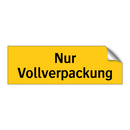 Nur Vollverpackung
