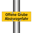 Offene Grube Absturzgefahr