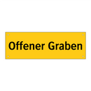 Offener Graben