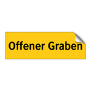 Offener Graben